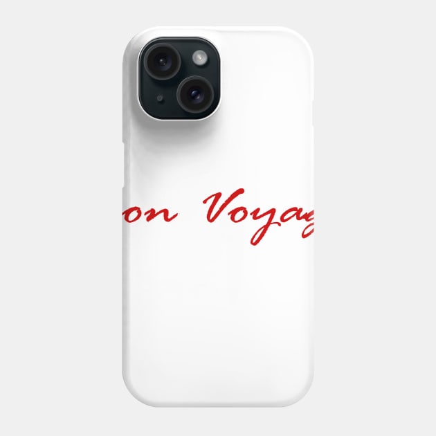 Bon voyage Phone Case by LND4design