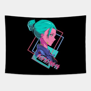 Women in the Cyberpunk world Tapestry