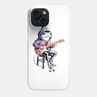 Frog Playing Guitar Phone Case