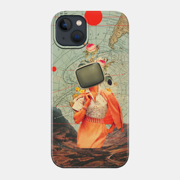 Antarctic Broadcast - Retro - Phone Case