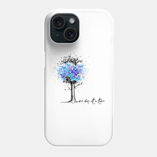 Tree One Day at a Time Phone Case