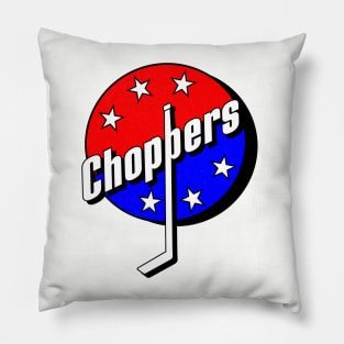 Defunct Albany Choppers IHL Hockey Pillow