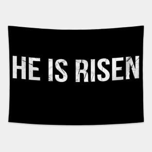 He Is Risen Cool Motivational Easter Christian Tapestry