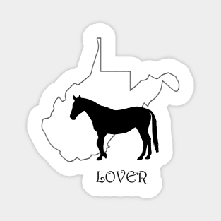 West Virginia Horse Lover Gifts Magnet