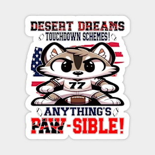 Coyote's Desert Playbook Magnet