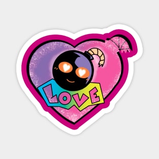 Fnf Whitty mod character graffiti love Magnet