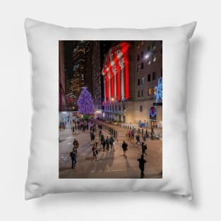 Holidays on Wall St Pillow