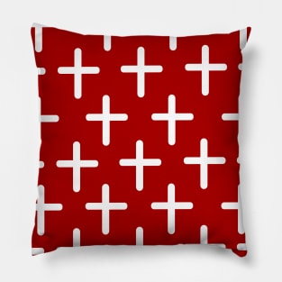 Christian cross blood of Jesus pattern Pillow