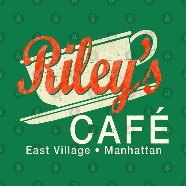 Riley's Cafe - Distressed by spicytees