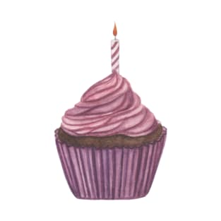 Purple cupcake T-Shirt