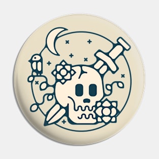 Skull&Sword Pin