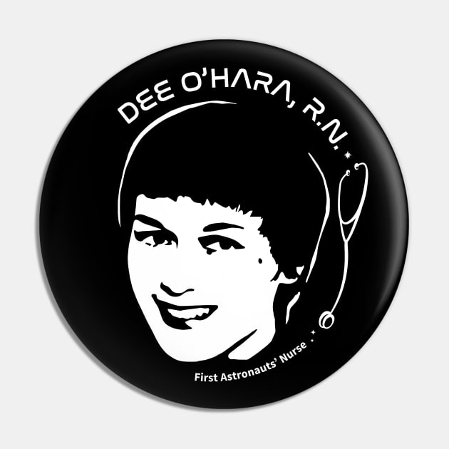 Women in Space: Dee O'Hara Pin by photon_illustration