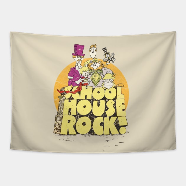 Schoolhouse-Rock Tapestry by Sanja Sinai Art