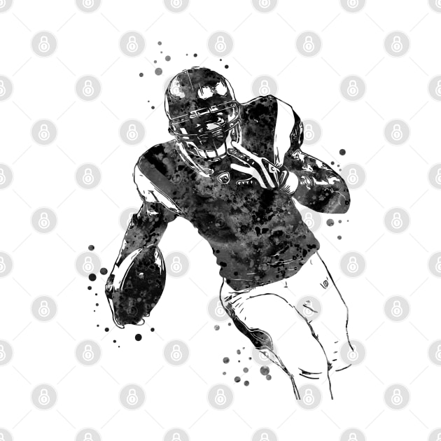 American Football Player by RosaliArt