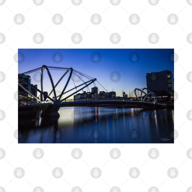 The Seafarers Bridge, South Wharf,  Melbourne, Victoria, Australia. by VickiWalsh