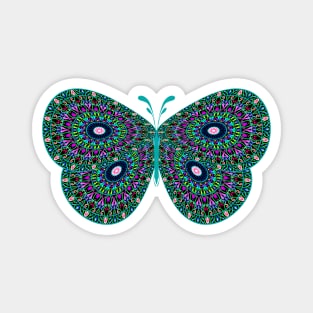 Butterfly Mandala Magnet