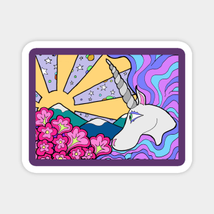 Unicorn Sunrise Magnet