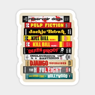 Quentin Tarantino Cassete Movie Retro Magnet