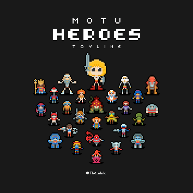 16-Bit MOTU Heroes Toyline by The_Oluk