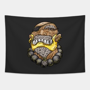 Barbarian Pirate Lord Tapestry