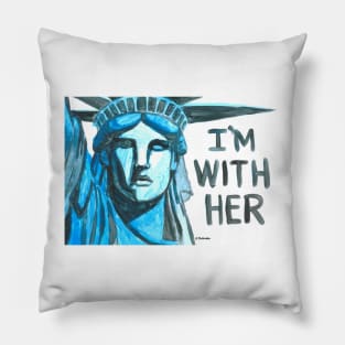 Lady Liberty - I'm With Her Pillow