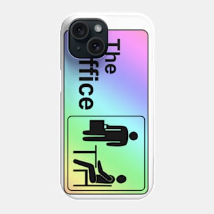 The Office Logo in Rainbow Phone Case