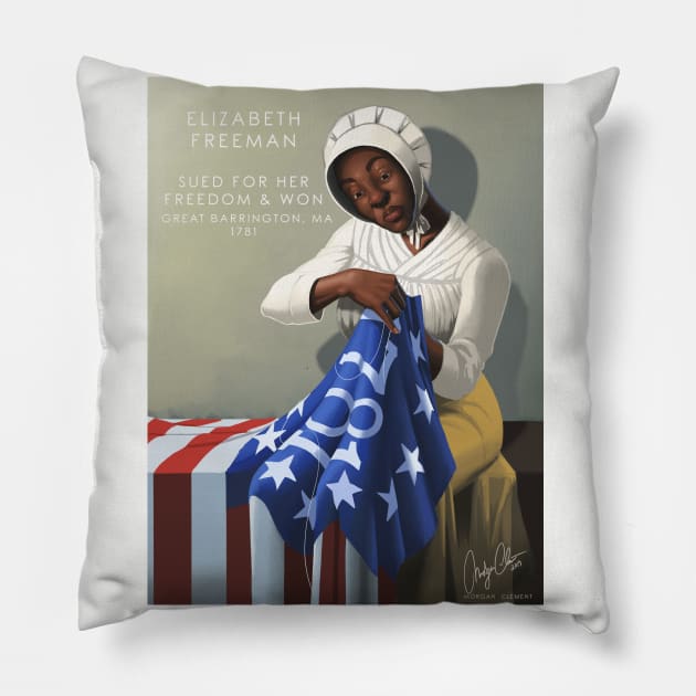 Elizabeth Freeman Pillow by PWC