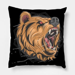 Grizzy Bear Pillow