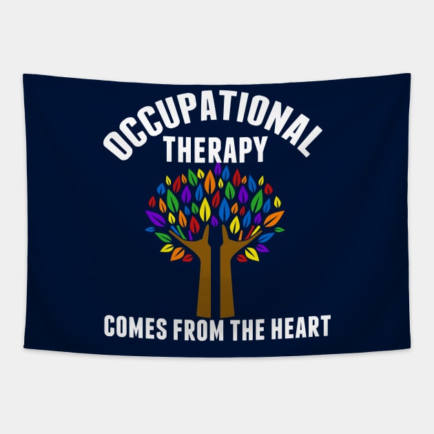 Cute Occupational Therapy OT Quote Tapestry by epiclovedesigns