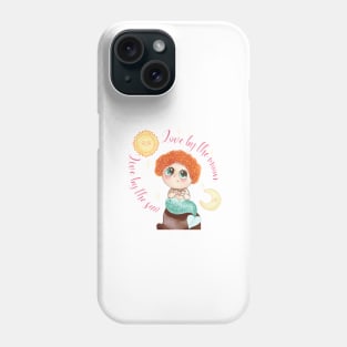 live by sun love by moon mermaid Phone Case