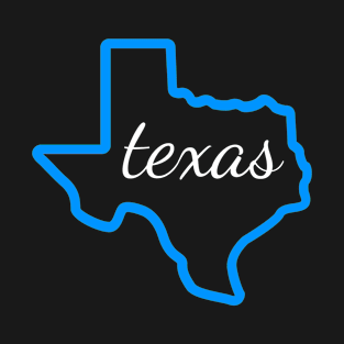 State of Texas Map T-Shirt