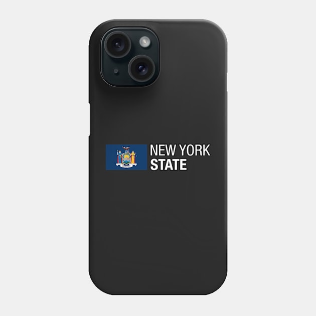 New York State Flag Phone Case by CityNoir