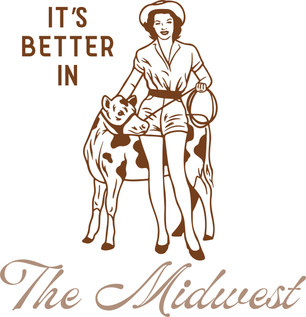 It's Better in...The Midwest Kids T-Shirt by THINK. DESIGN. REPEAT.