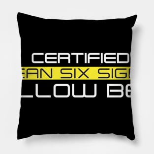 Lean Six Sigma Yellow Belt Pillow