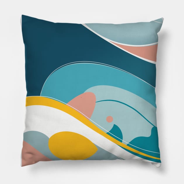 Ocean #467 Pillow by comecuba67