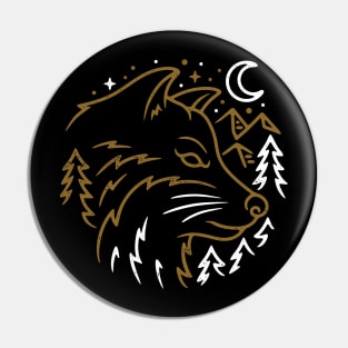 Wolf Wild Pin