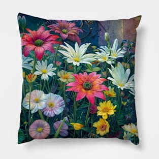 magical garden Pillow