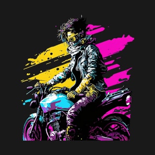 Two Wheels, Pop Art Style T-Shirt