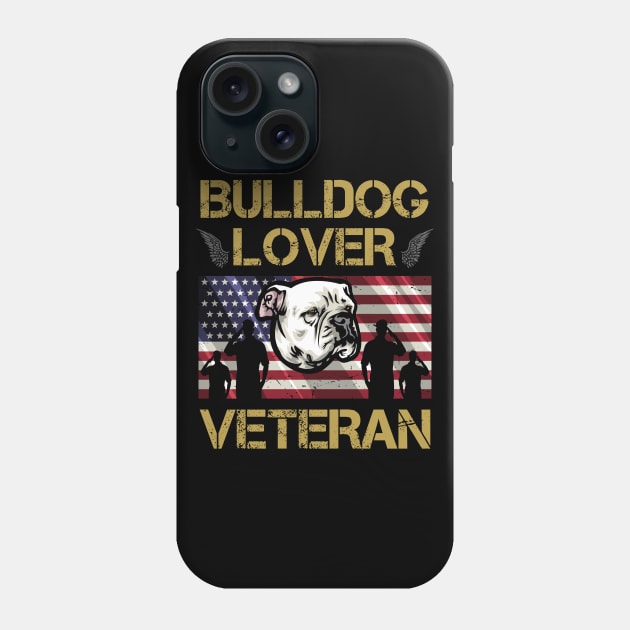 Veteran American Bulldog Lover Phone Case by IPRINT