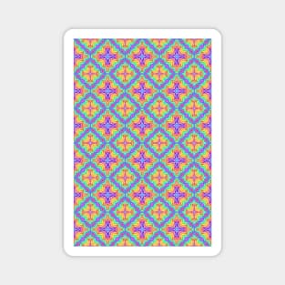 Neon Kaleidoscope Magnet