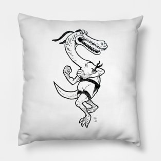 Muay Thai Dino Pillow