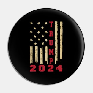 American Flag Trump 2024 Election s Wo Pin