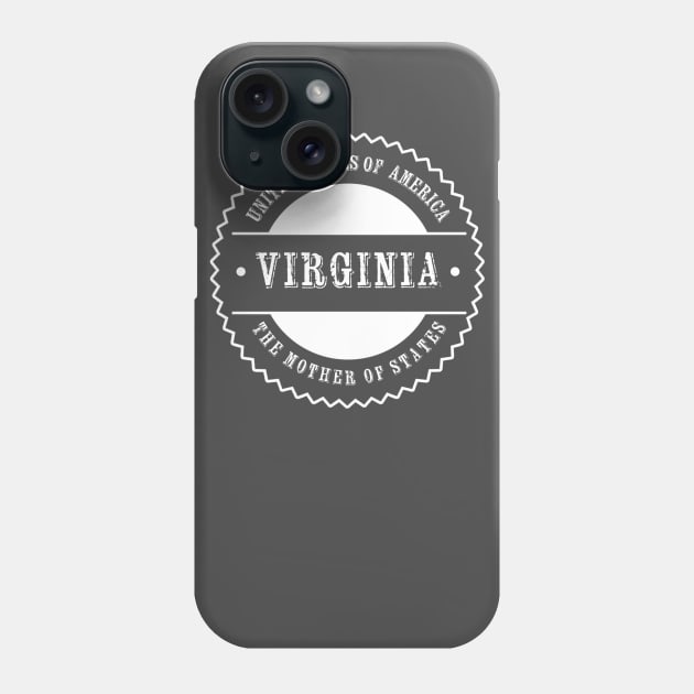 Virginia State Phone Case by Athenum