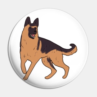 german shepherd drawing Pin