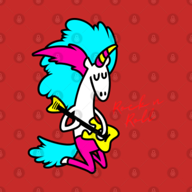 Unicorn Rock n Roll Unicorn Rock N Roll Mask TeePublic