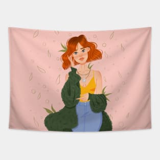 Spring girl Tapestry