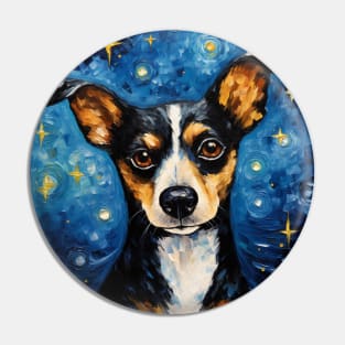 Rat Terrier Night Pin