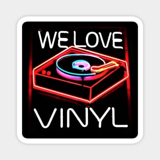 Vinyl records Love 'em Magnet