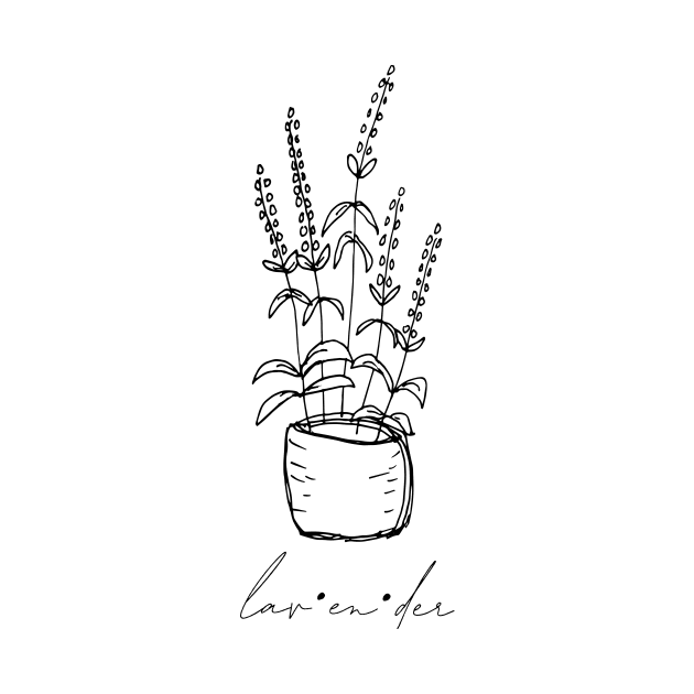 Lavender Plant "lav-en-der" by Rochelle Rae Designs