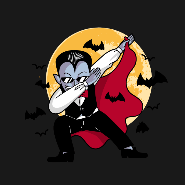 Halloween Dab Funny Dabbing Vampire by Foxxy Merch